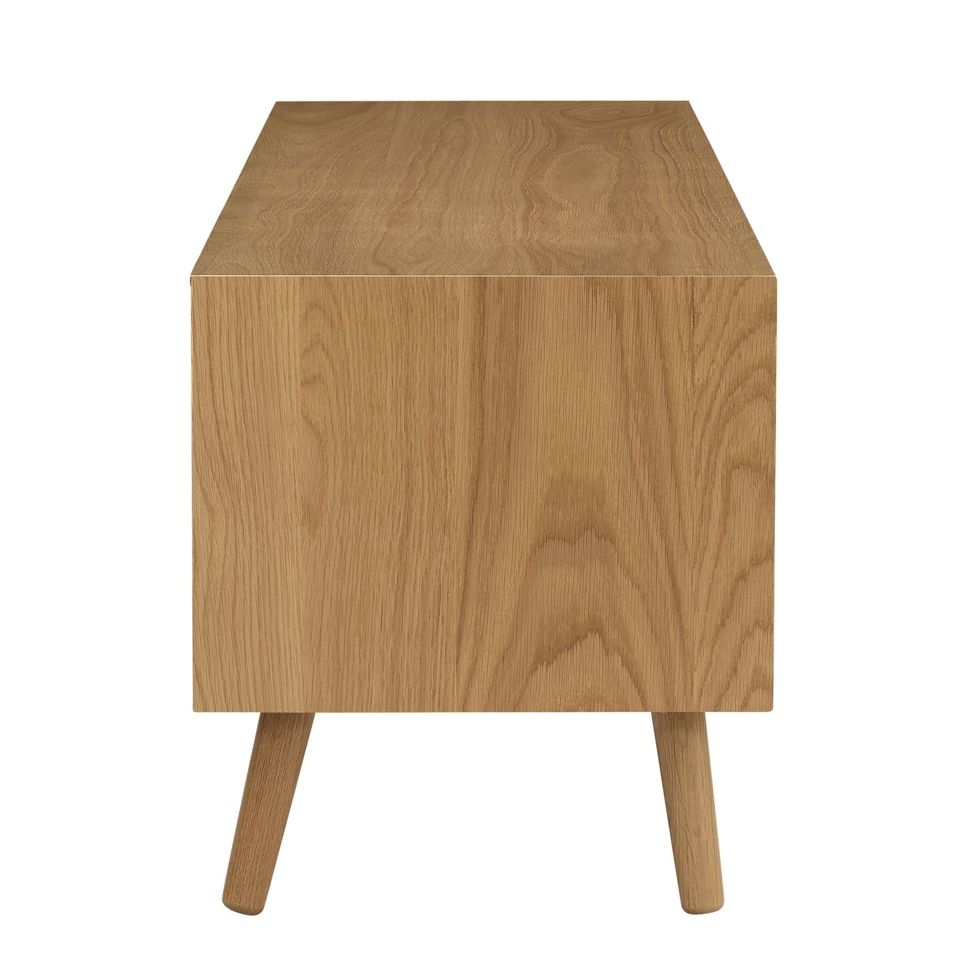 Heidi Oak Tv Unit for TVs up to 60" - Light Wood - DUSK