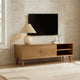 Heidi Oak Tv Unit for TVs up to 60