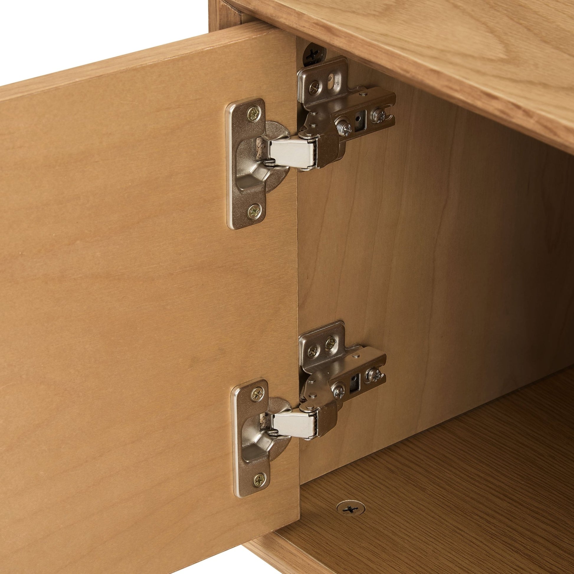 Heidi Oak Tv Unit for TVs up to 60" - Light Wood - DUSK