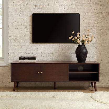 Heidi Oak TV Unit for TVs up to 60" - Walnut - DUSK