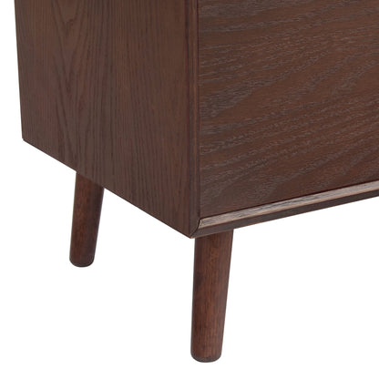 Heidi Oak TV Unit for TVs up to 60" - Walnut - DUSK