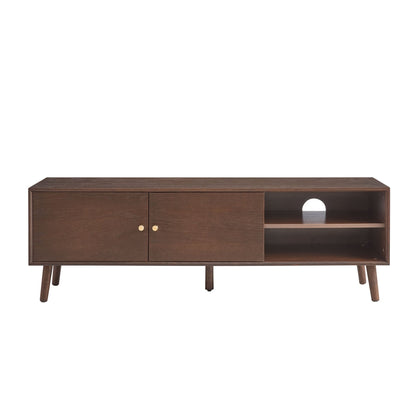Heidi Oak TV Unit for TVs up to 60" - Walnut - DUSK