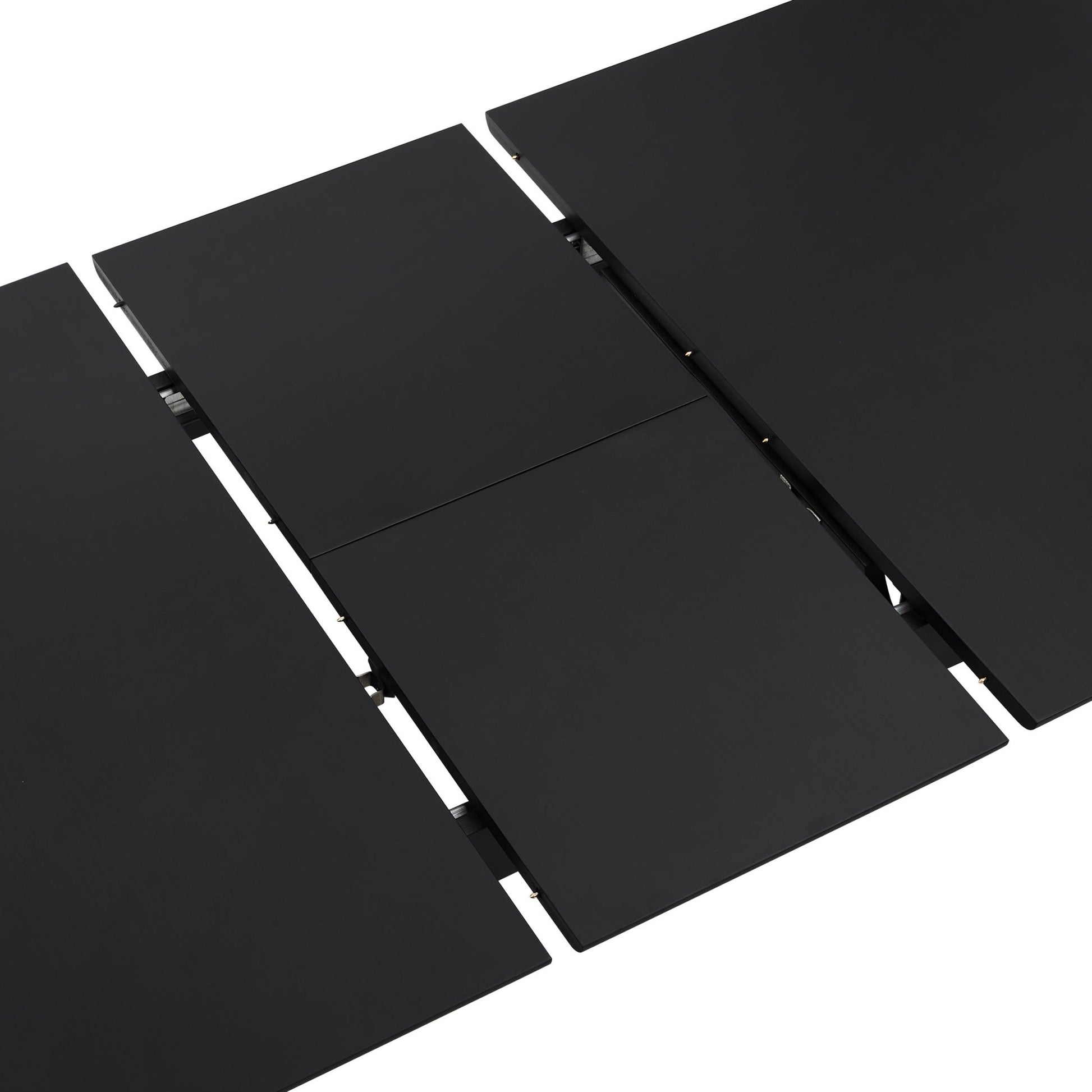 Heidi Solid Oak 4 - 8 Seater Extendable Dining Table - Black - DUSK