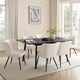Heidi Solid Oak 4 - 8 Seater Extendable Dining Table - Black - DUSK