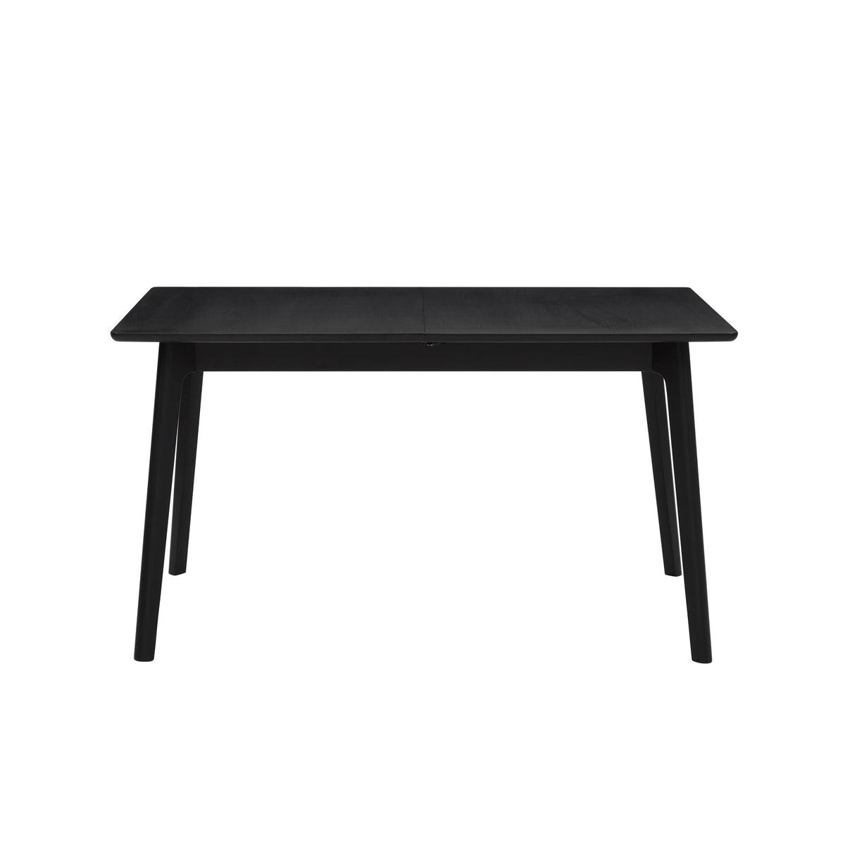 Heidi Solid Oak 4 - 8 Seater Extendable Dining Table - Black - DUSK