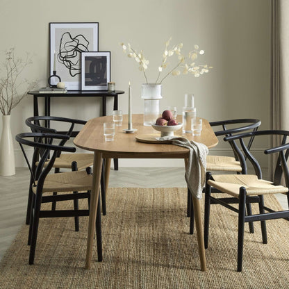 Heidi Solid Oak Oval 6-8 Seater Dining Table - Natural - DUSK