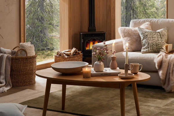 Heidi Solid Oak Oval Coffee Table - Light Wood - DUSK