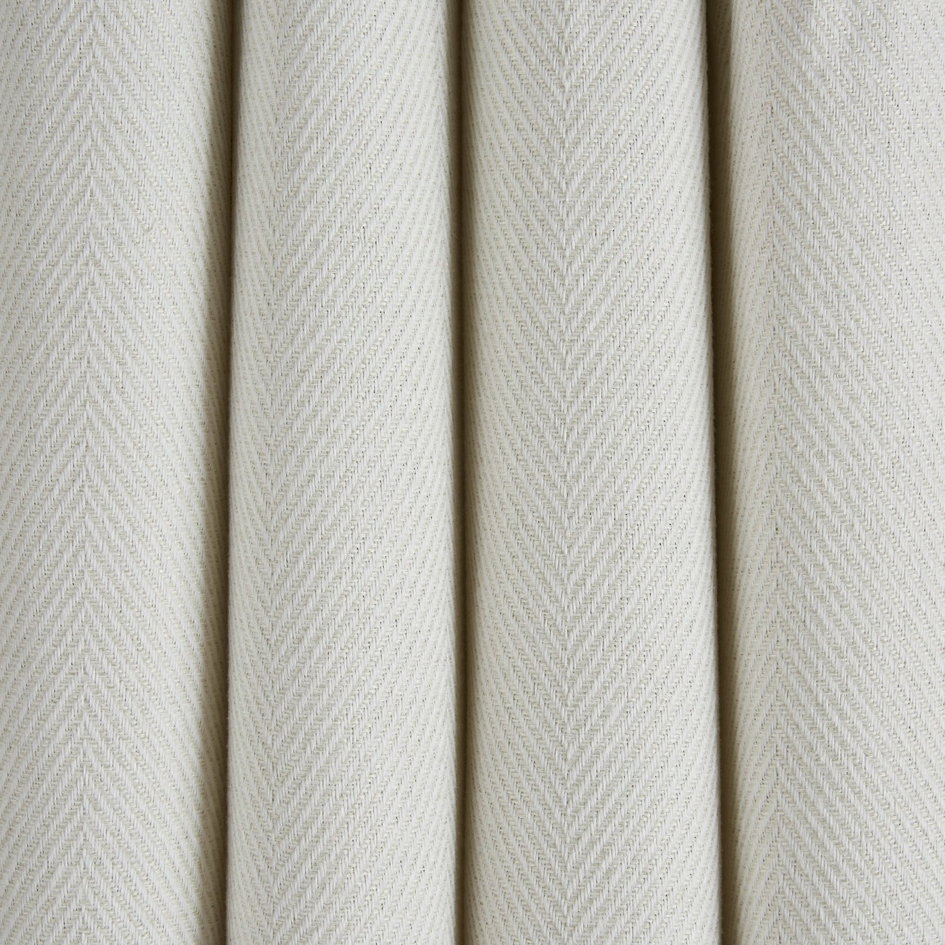 Herringbone Eyelet Curtains - Off White - DUSK