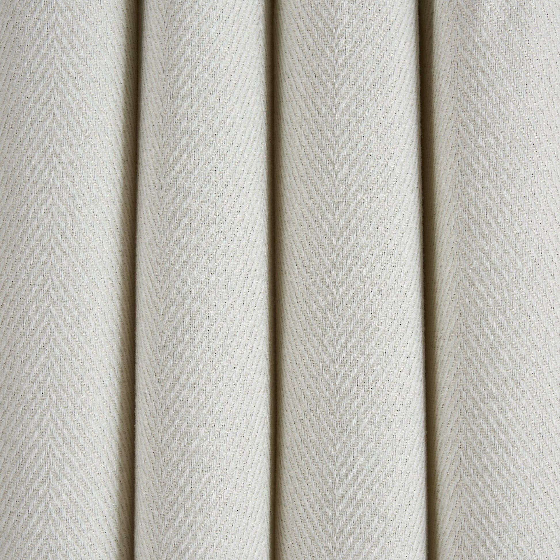 Herringbone Eyelet Curtains - Off White - DUSK