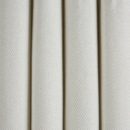 Herringbone Eyelet Curtains - Off White - DUSK