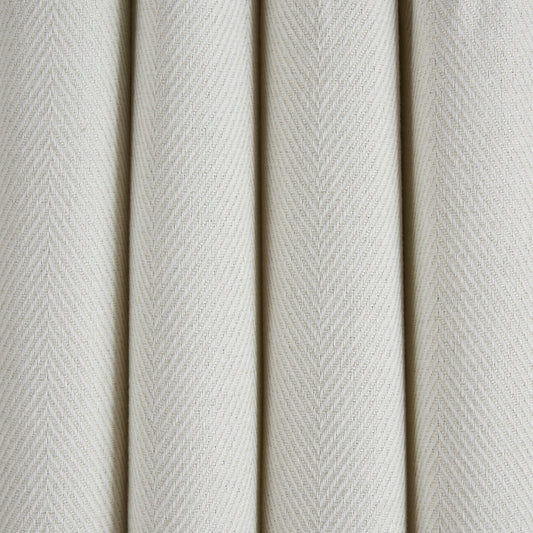 Herringbone Eyelet Curtains - Off White - DUSK