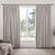 Herringbone Pencil Pleat Curtains - Light Grey - DUSK