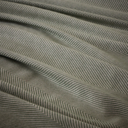 Herringbone Throw 1.5x2m - Forest Green - DUSK