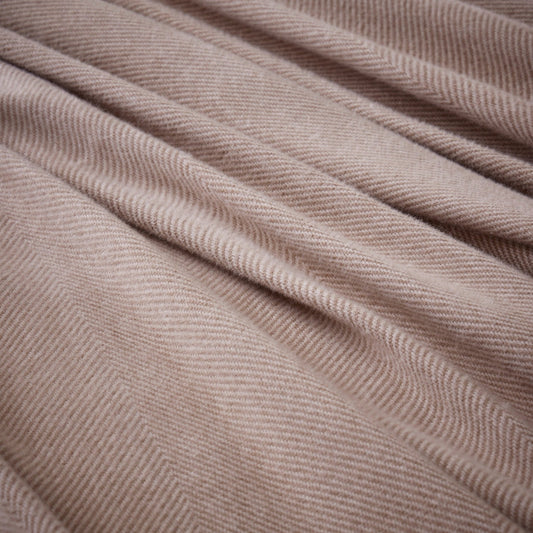 Herringbone Throw 1.5x2m - Taupe - DUSK