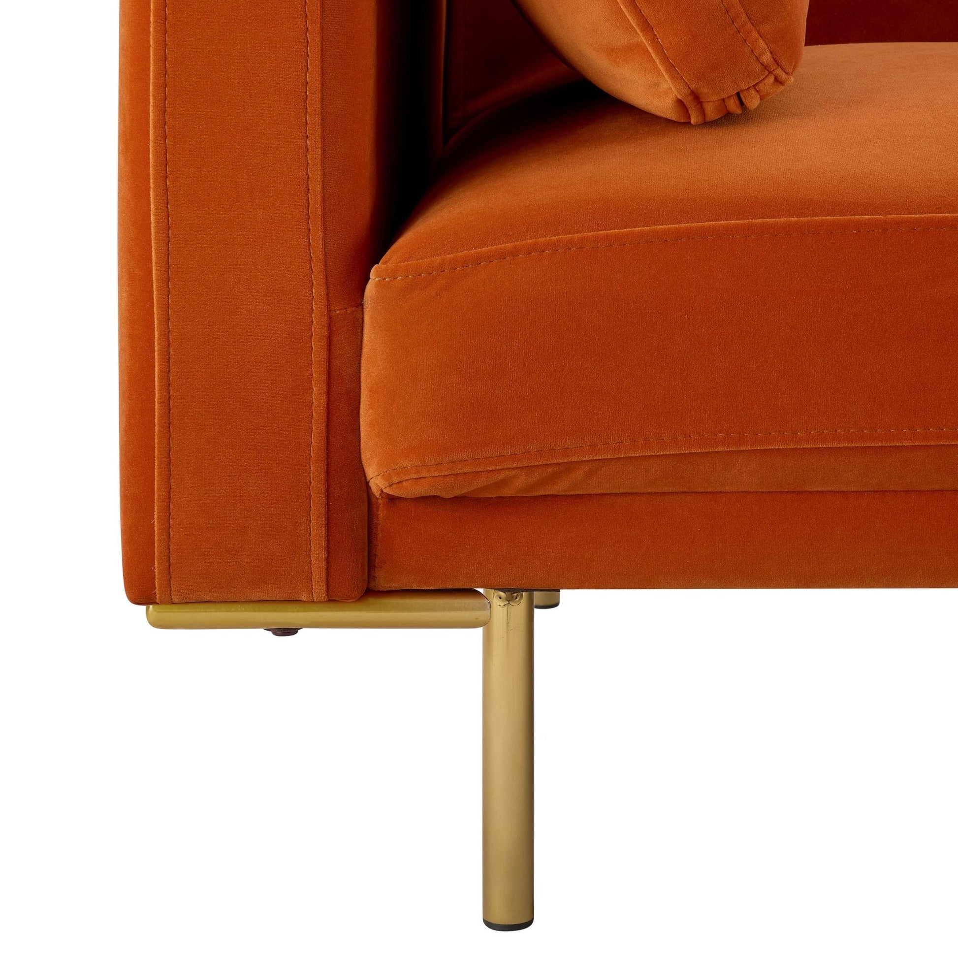 Hudson Click Clack Sofa Bed - Bright Orange - DUSK