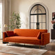 Hudson Click Clack Sofa Bed - Bright Orange - DUSK