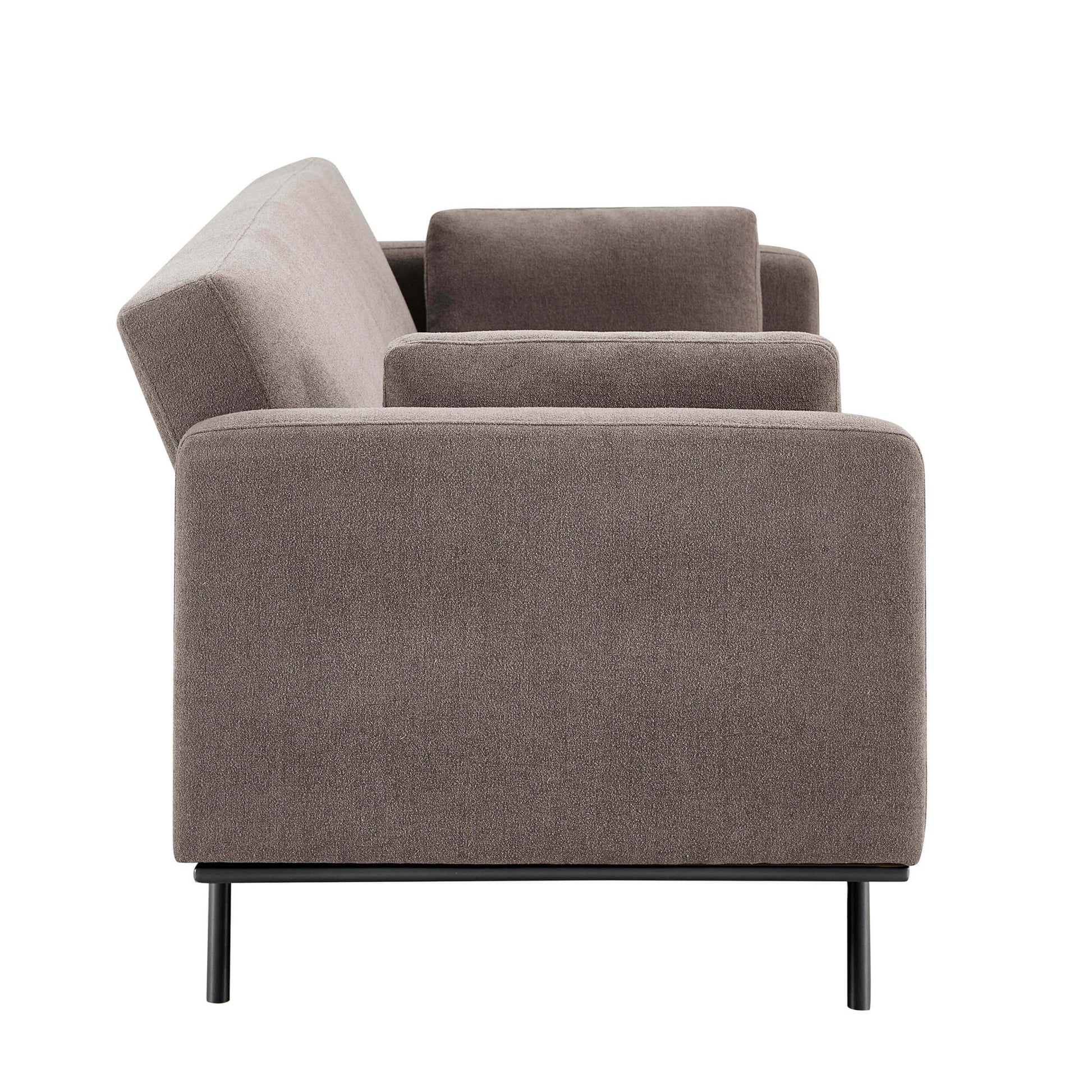 Hudson Click Clack Sofa Bed - Chenille Mushroom - DUSK