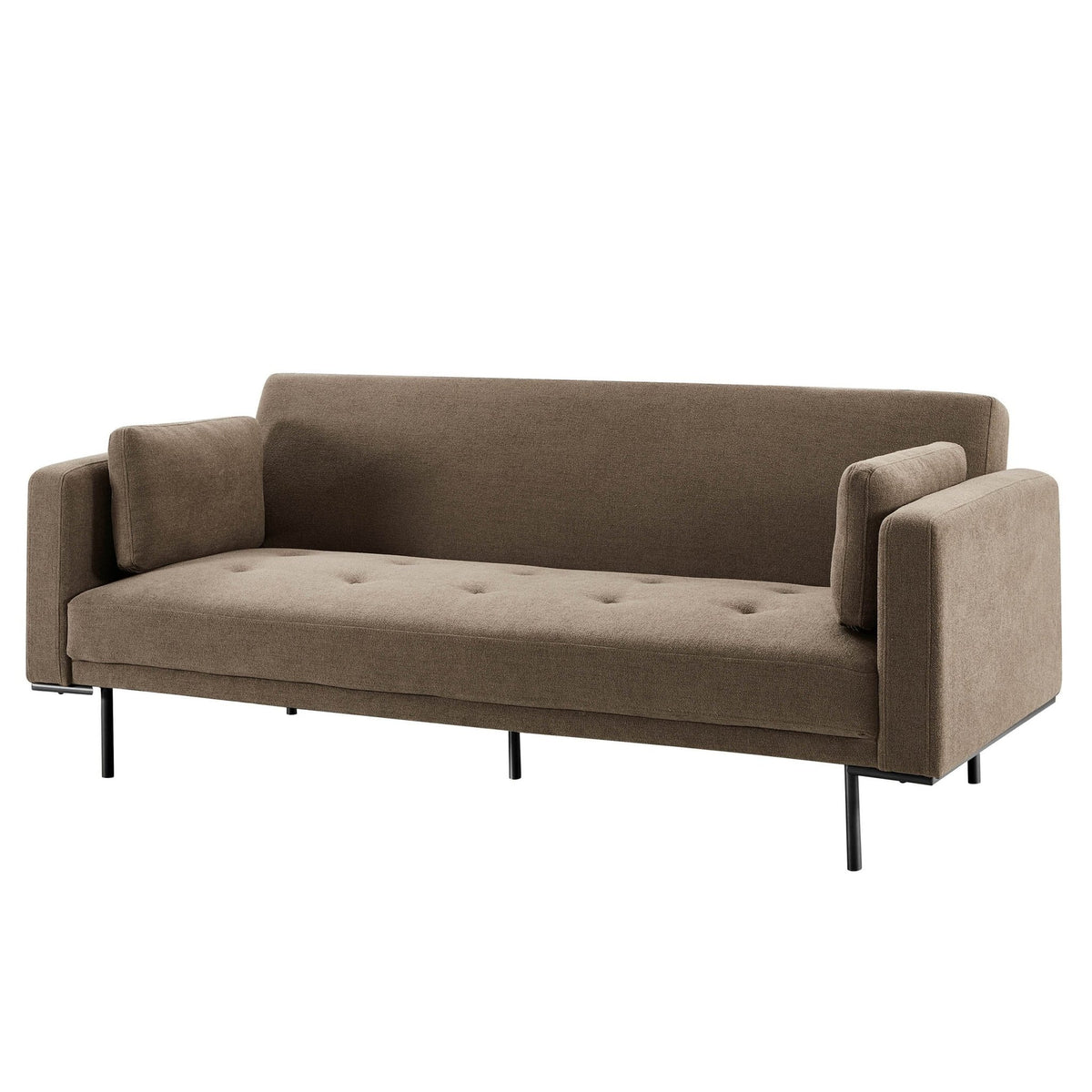 Hudson Click Clack Sofa Bed - Chenille Mushroom - DUSK