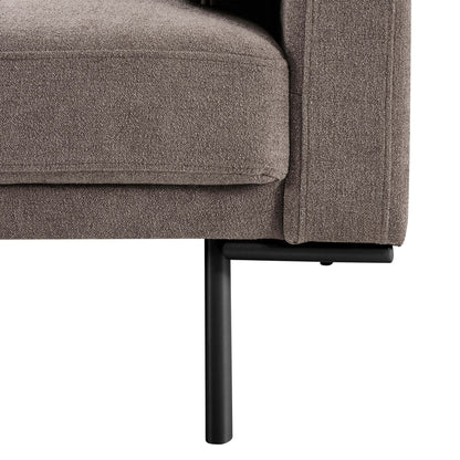 Hudson Click Clack Sofa Bed - Chenille Mushroom - DUSK