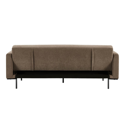 Hudson Click Clack Sofa Bed - Chenille Mushroom - DUSK