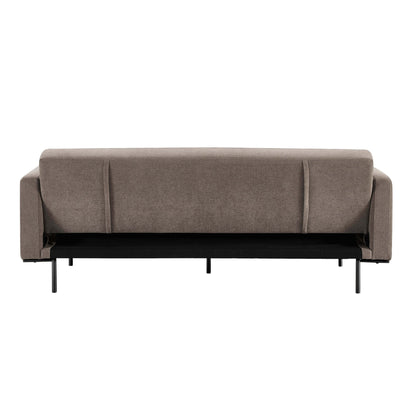 Hudson Click Clack Sofa Bed - Chenille Mushroom - DUSK