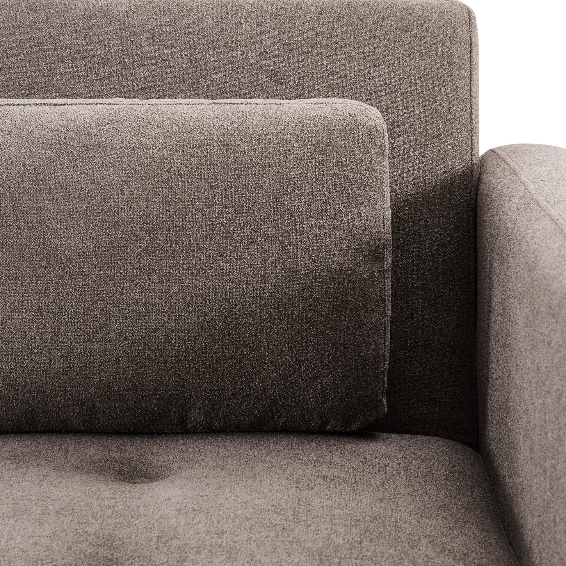 Hudson Click Clack Sofa Bed - Chenille Mushroom - DUSK