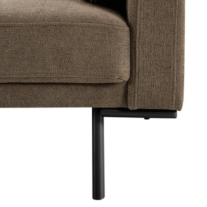Hudson Click Clack Sofa Bed - Chenille Mushroom - DUSK