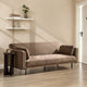 Hudson Click Clack Sofa Bed - Chenille Mushroom - DUSK
