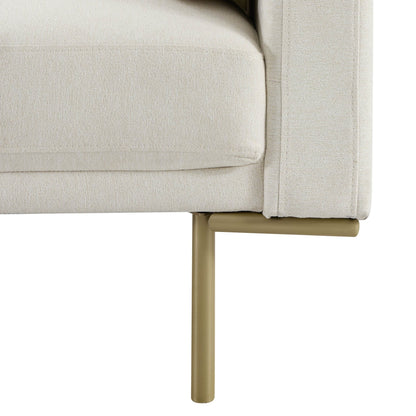 Hudson Click Clack Sofa Bed - Cream Linen - DUSK