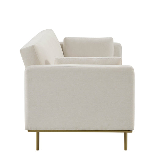 Hudson Click Clack Sofa Bed - Cream Linen - DUSK