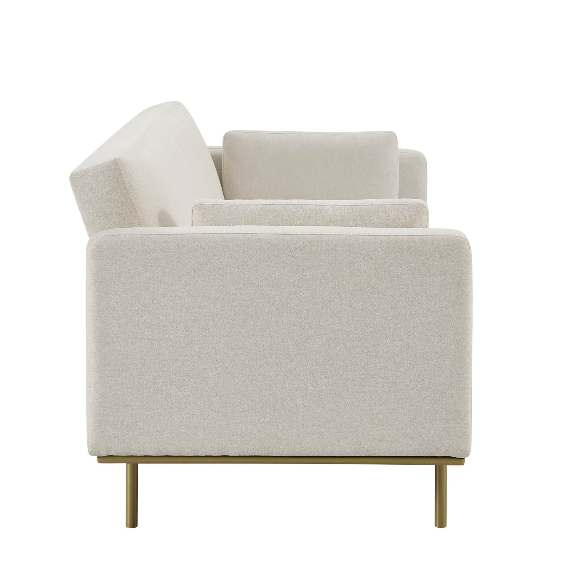 Hudson Click Clack Sofa Bed - Cream Linen - DUSK