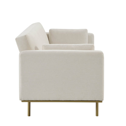 Hudson Click Clack Sofa Bed - Cream Linen - DUSK