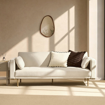 Hudson Click Clack Sofa Bed - Cream Linen - DUSK