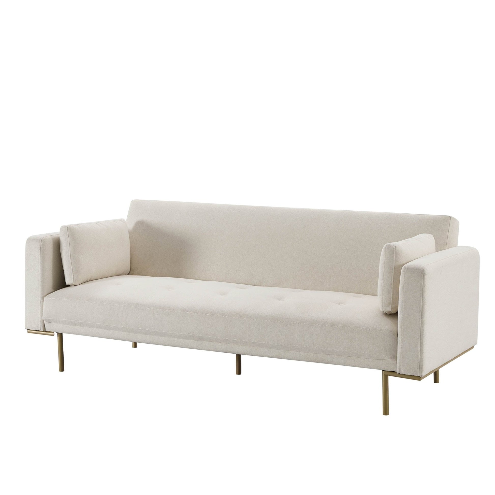 Hudson Click Clack Sofa Bed - Cream Linen - DUSK
