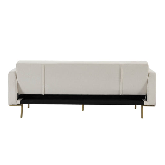 Hudson Click Clack Sofa Bed - Cream Linen - DUSK