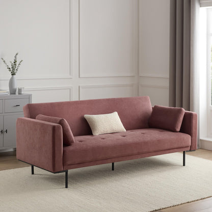 Hudson Click Clack Sofa Bed - Dusky Pink - DUSK