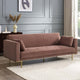 Hudson Click Clack Sofa Bed - Mauve - DUSK