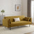 Hudson Click Clack Sofa Bed - Mustard - DUSK