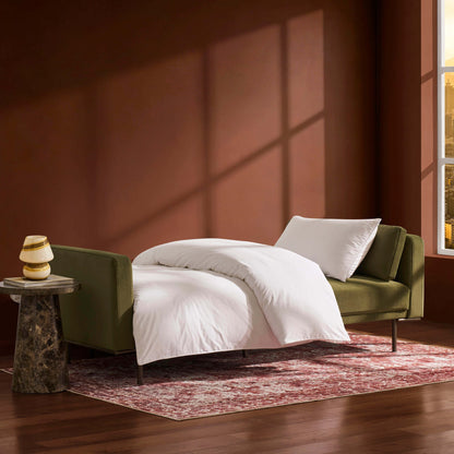 Hudson Click Clack Sofa Bed - Muted Moss - DUSK