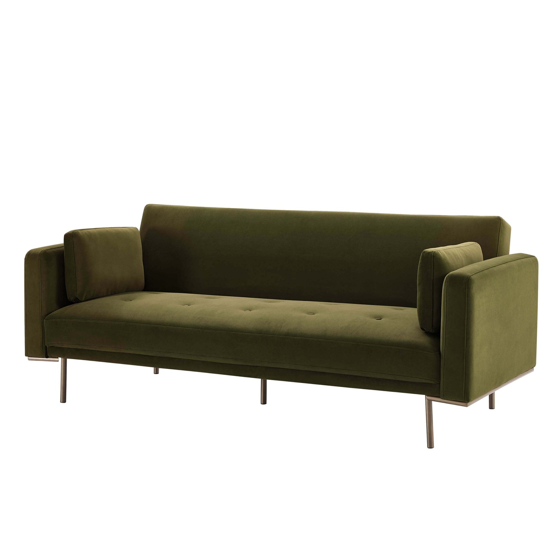 Hudson Click Clack Sofa Bed - Muted Moss - DUSK