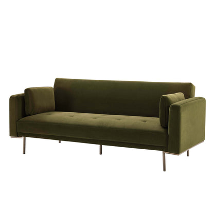 Hudson Click Clack Sofa Bed - Muted Moss - DUSK