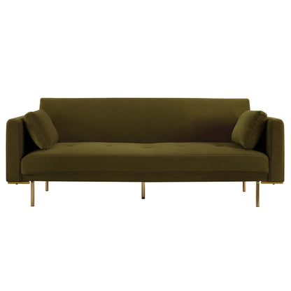 Hudson Click Clack Sofa Bed - Rich Green - DUSK