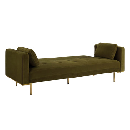 Hudson Click Clack Sofa Bed - Rich Green - DUSK