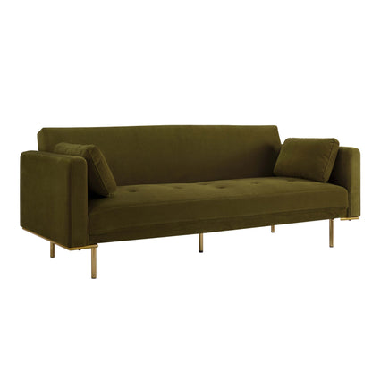 Hudson Click Clack Sofa Bed - Rich Green - DUSK