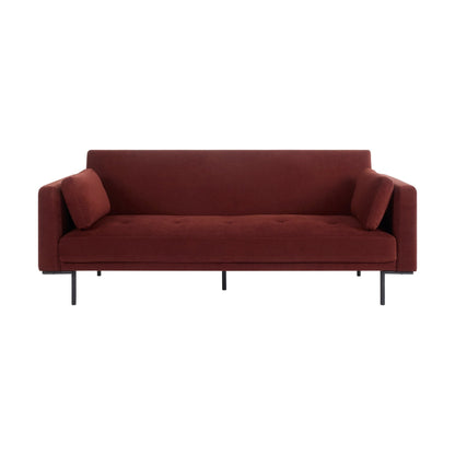 Hudson Click Clack Sofa Bed - Rust - DUSK