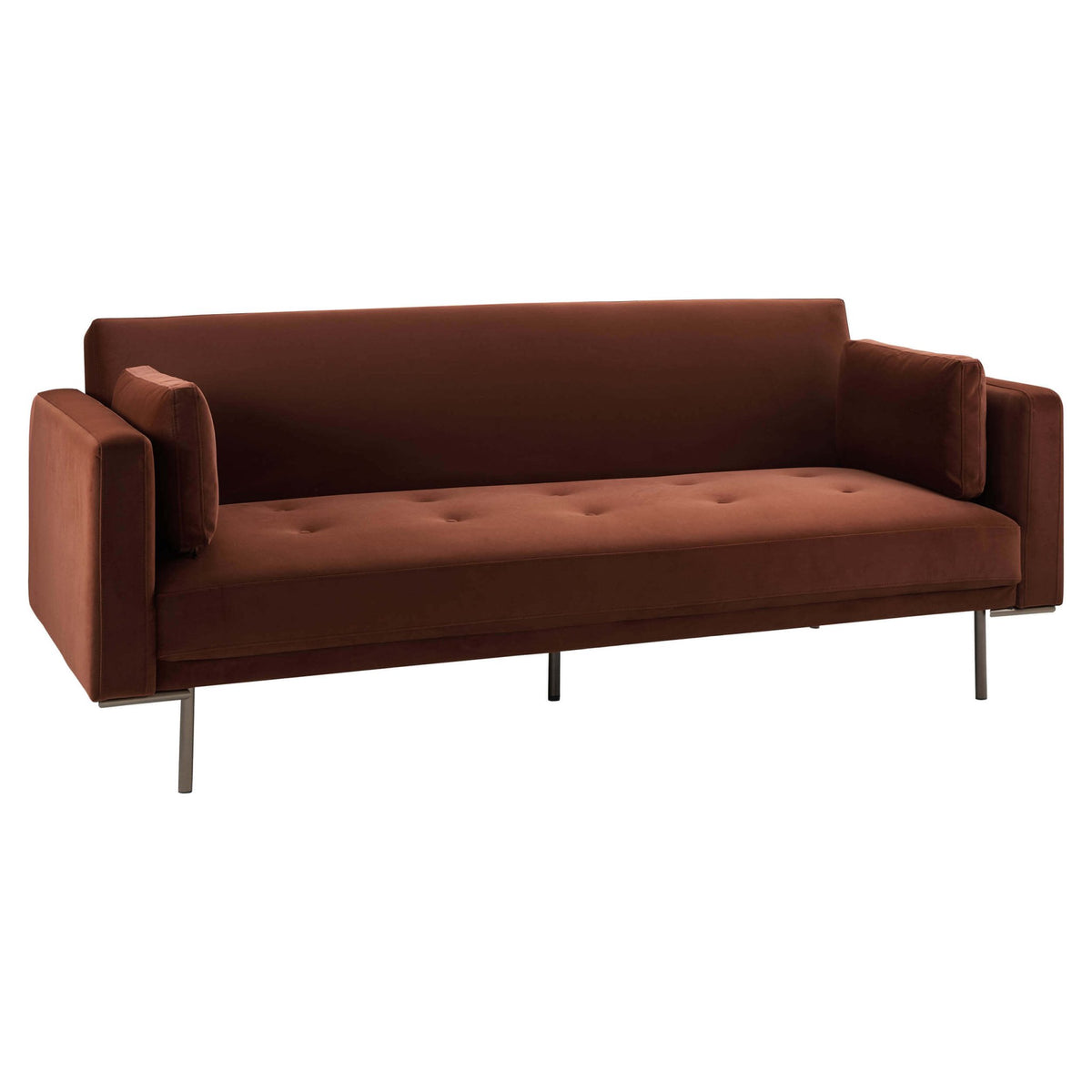 Hudson Click Clack Sofa Bed - Terracotta - DUSK