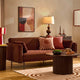 Hudson Click Clack Sofa Bed - Terracotta - DUSK