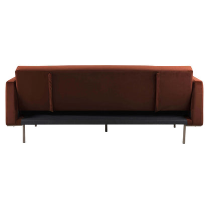 Hudson Click Clack Sofa Bed - Terracotta - DUSK