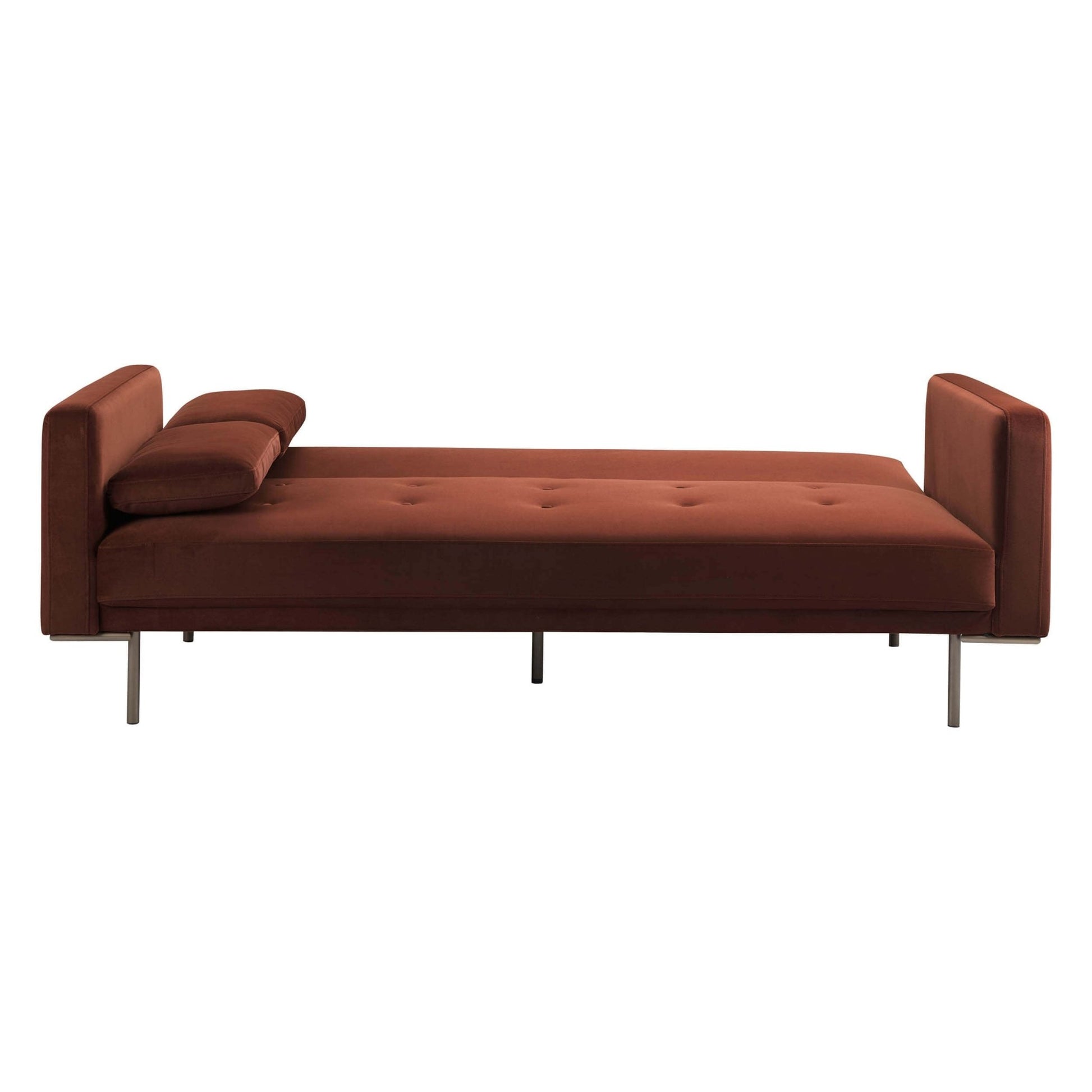 Hudson Click Clack Sofa Bed - Terracotta - DUSK