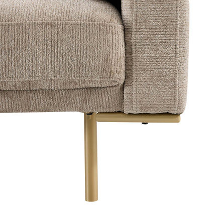 Hudson Click Clack Sofa Bed - Textured Mushroom - DUSK
